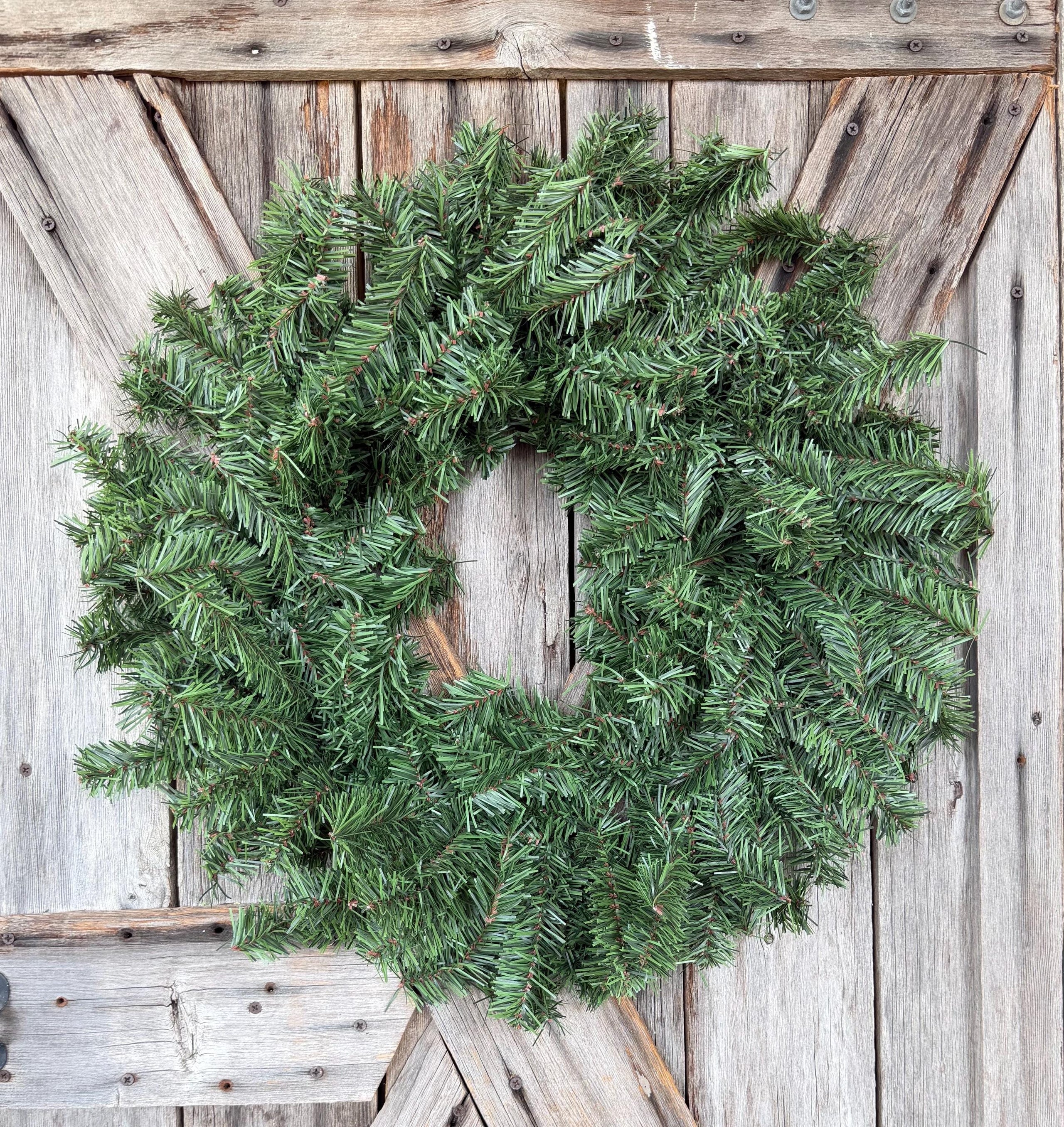 Deluxe 2 Ring Pine Wreath Base, 24 Inches Wreath Supply