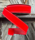 Red Velvet Outdoor Deluxe Wired Ribbon 1 Inch