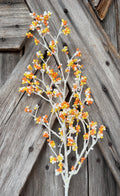 Candy Corn Berry Bead Spray