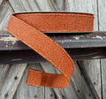 Pumpkin Fine Glitter Wired Ribbon 5/8 Inch