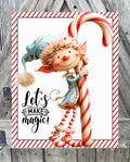 Let’s Make Magic Elf, Christmas Sign, Christmas Decor, Christmas Wall Art