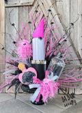 Halloween Centerpiece, Halloween Glam Centerpiece, Pink Arrangement, Floral Arrangement