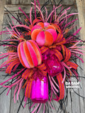 Halloween Wreath, Luxo Wreath, Fall Decor, Halloween Swag, Fall Wreath, Fall Door