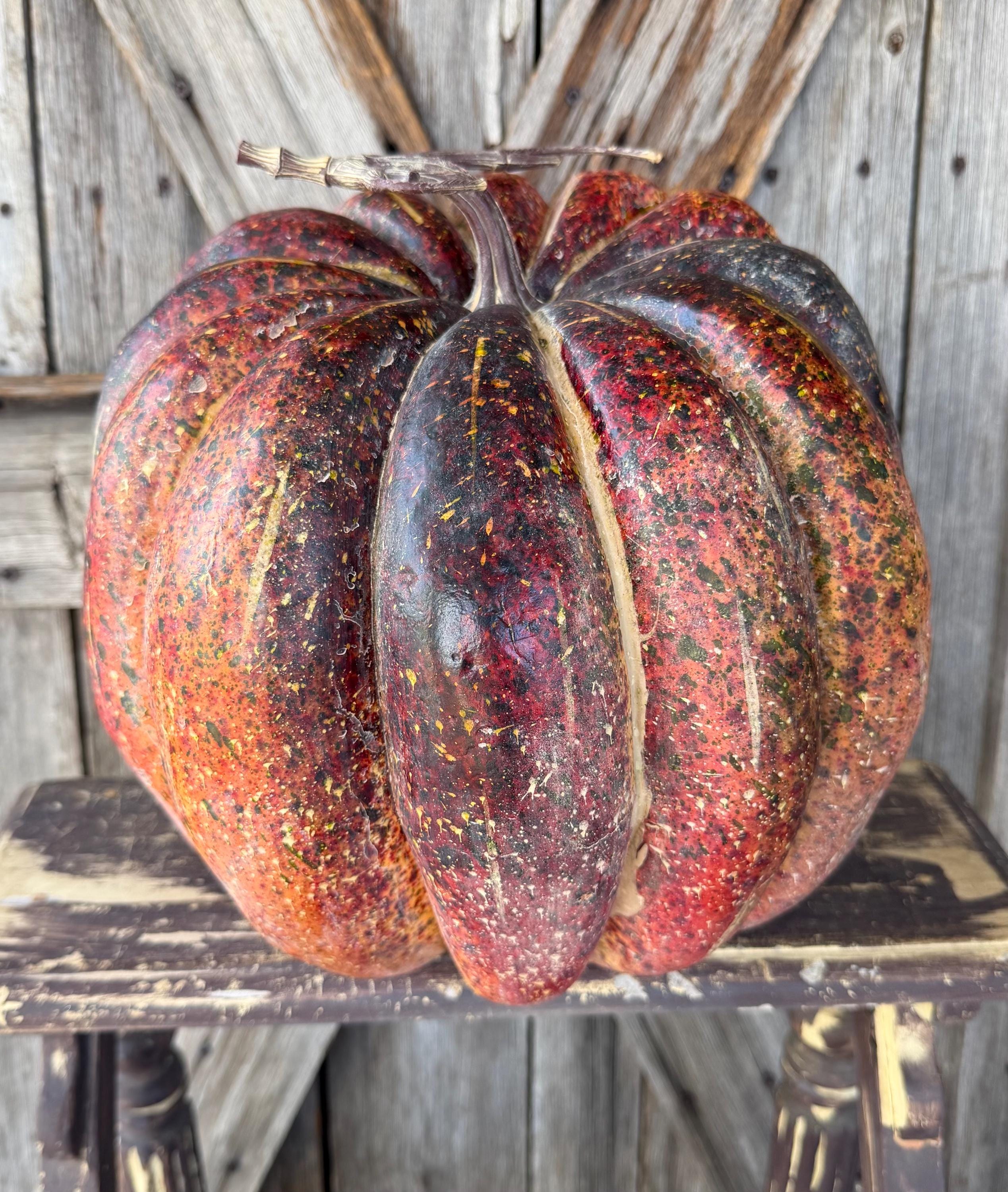 Large Rustic Pumpkin 12 Inches