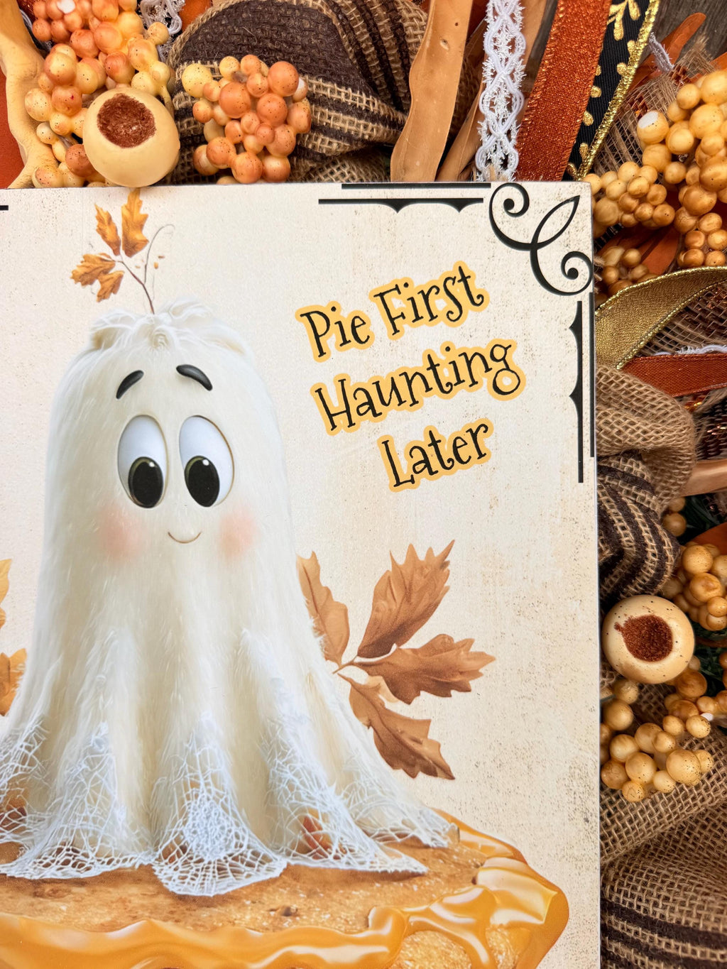 Autumn Wreath, Scarecrow Wreath, Fall Decor, Halloween Swag, Fall Wreath, Fall Door
