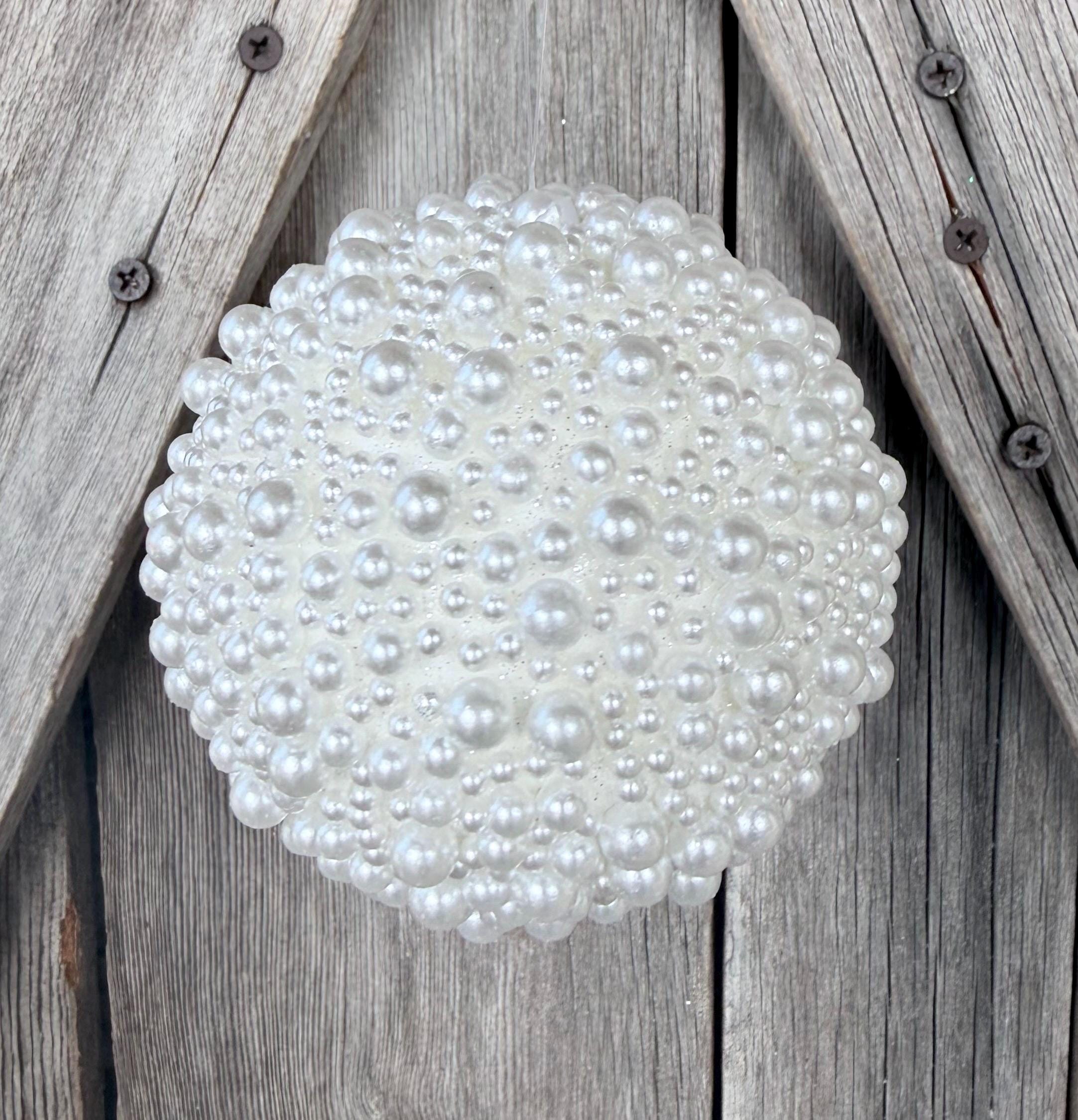 Pearl 4 Inch Shatterproof Ornament