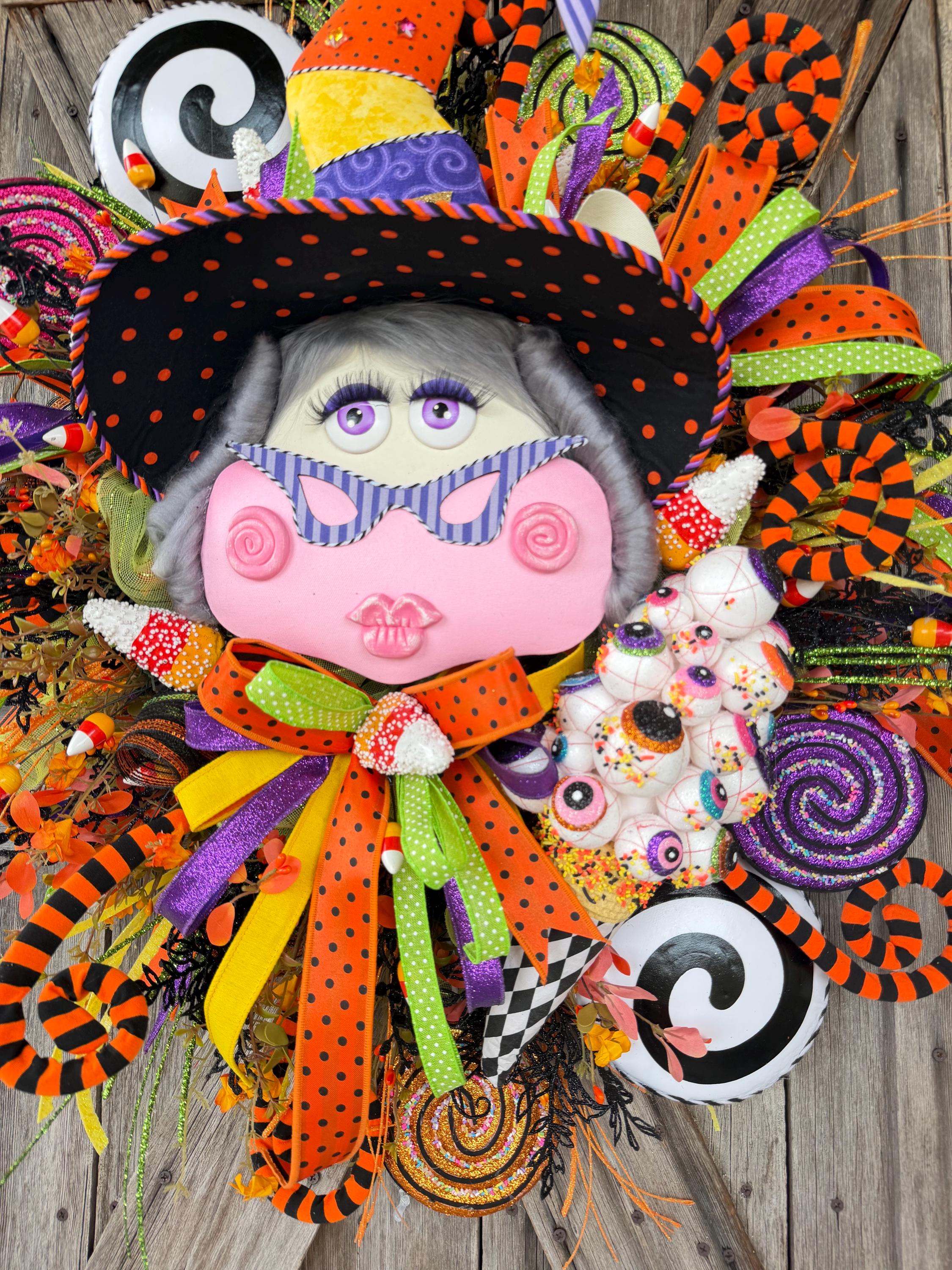 Halloween Wreath, Halloween Swag, Fall Wreath, Fall Door
