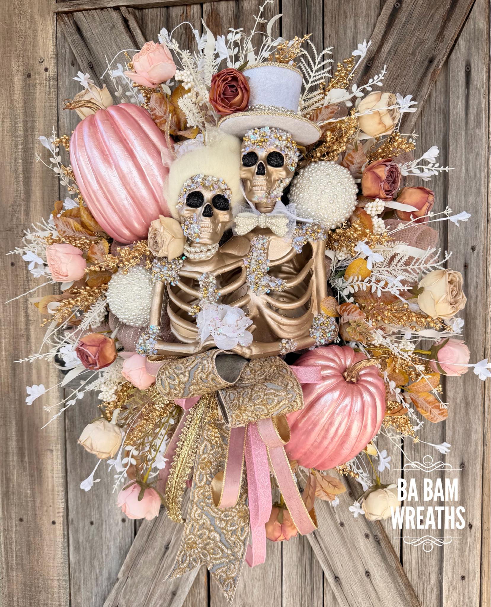 Luxury Halloween Wreath, Gothic Wreath, Glam Halloween Decor, Halloween Swag, Fall Wreath, Fall Door