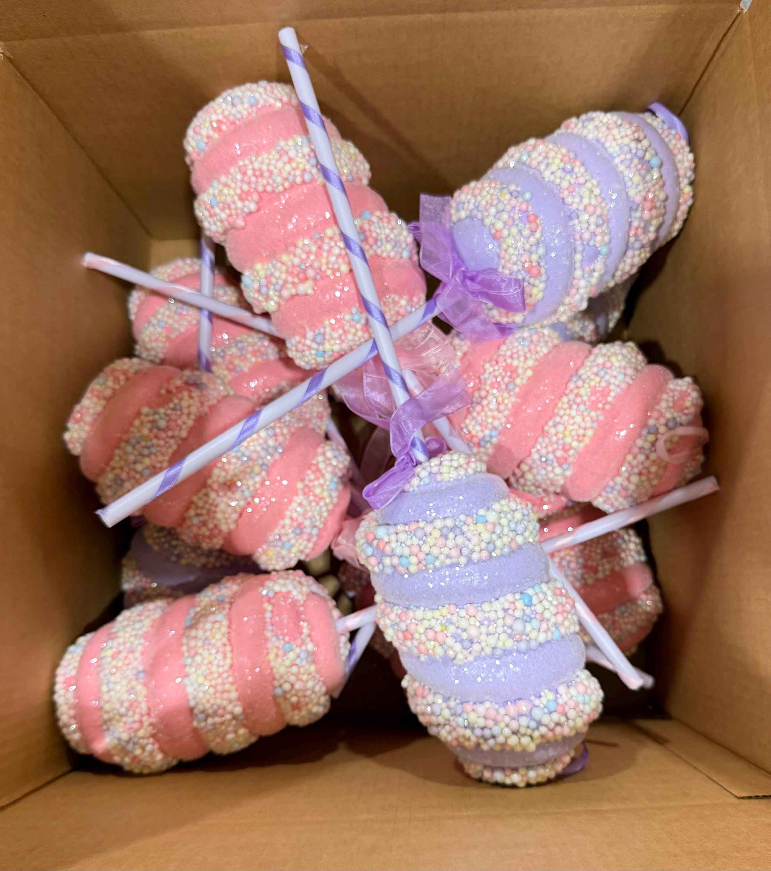 Huge Box of 12 Big Candies on a Stick Box~ Warehouse Sale