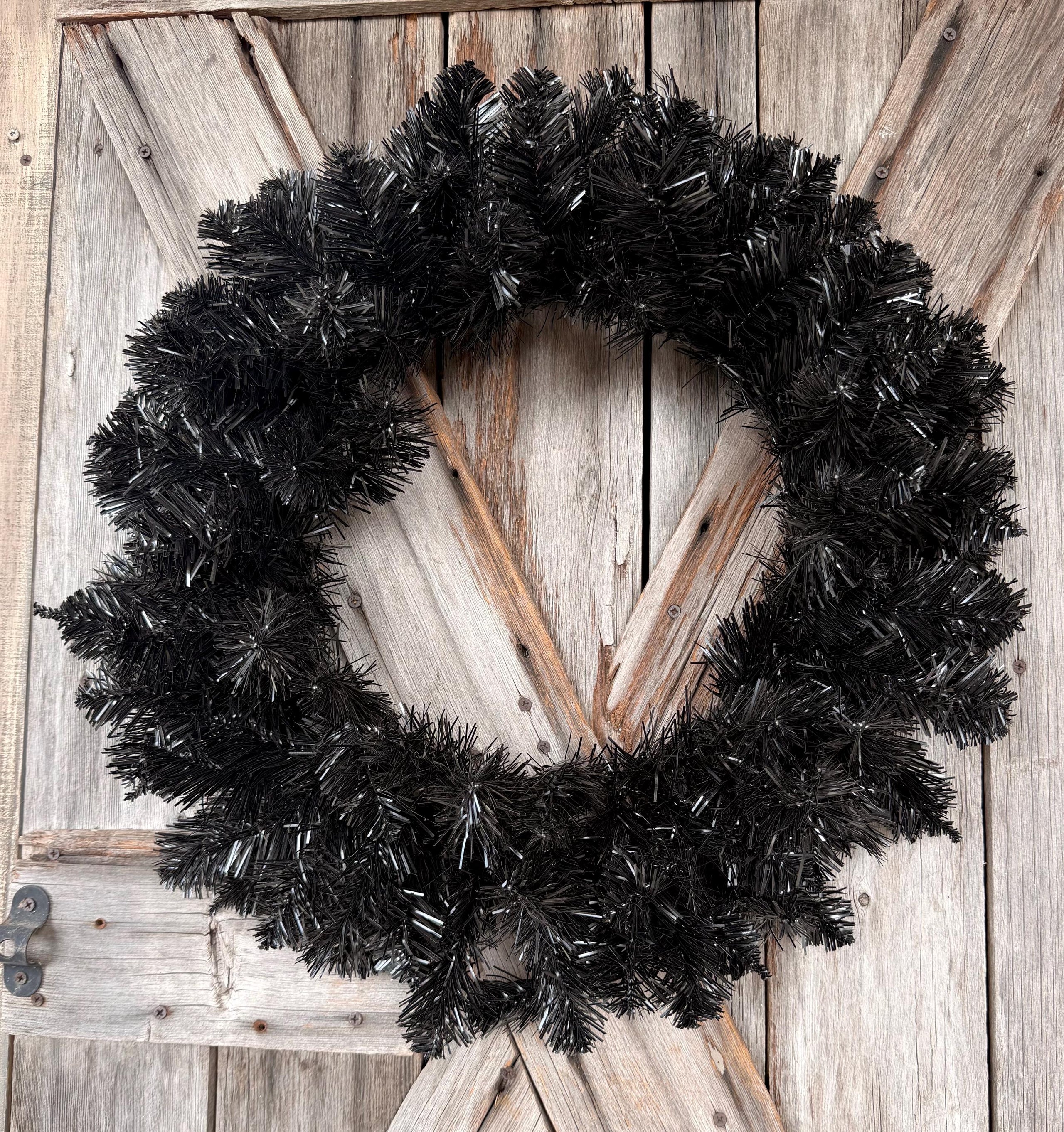 Black Pine Wreath Base, 24 Inches Wreath Supply