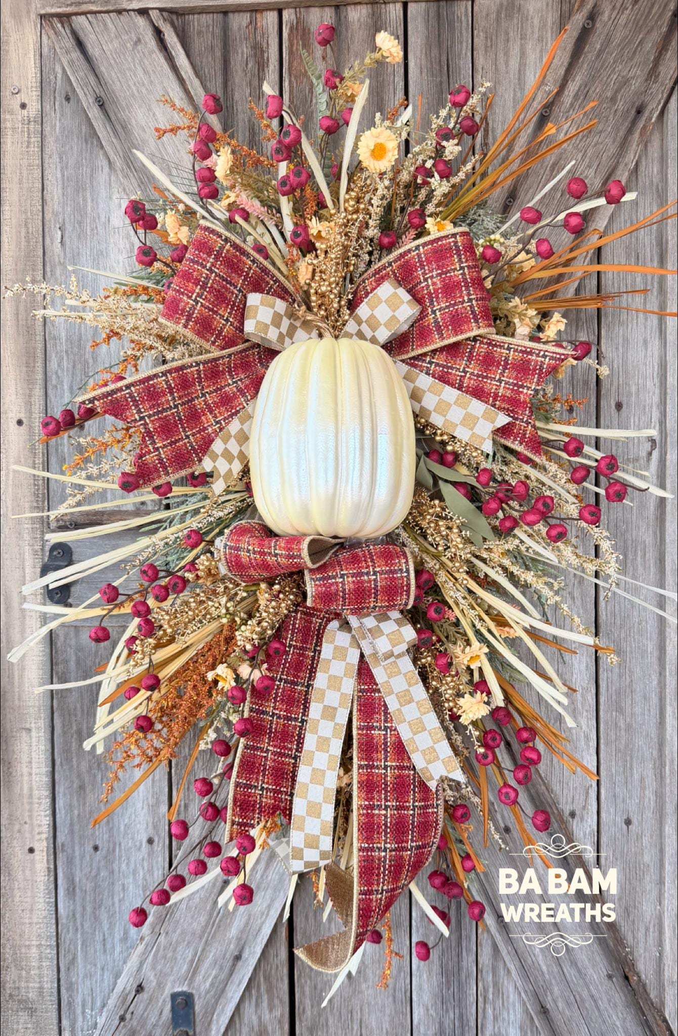 Luxury Fall Wreath, Autumn Wreath, Autumn Swag, Fall Wreath, Fall Door