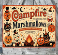 Campfire Marshmallows , Fall Sign, Halloween Sign, Halloween Decor, Halloween Wall Art
