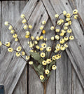 Cream Berry Bush , Wreath Supply, Floral