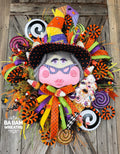 Halloween Wreath, Halloween Swag, Fall Wreath, Fall Door