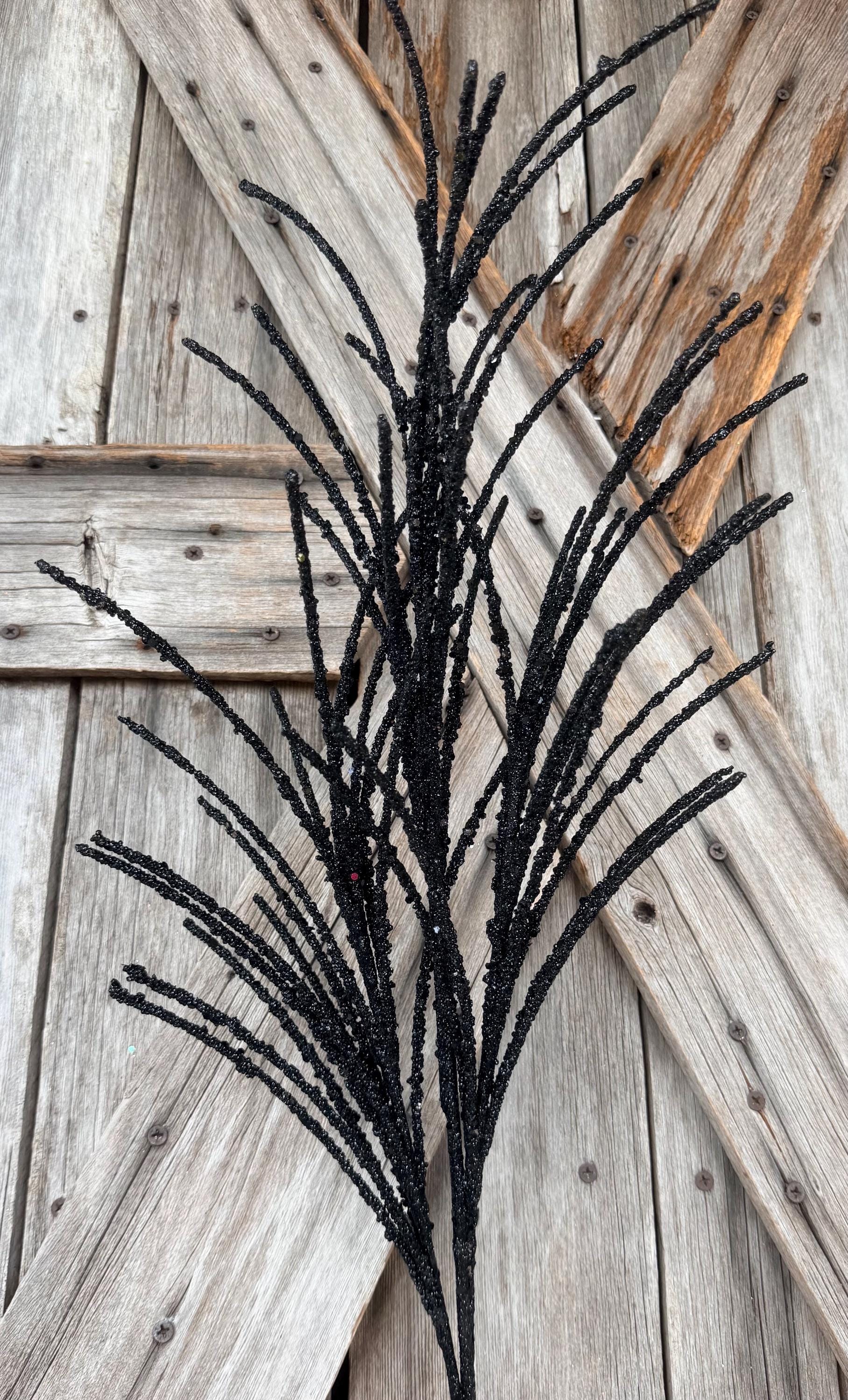 Black Grass Glitter Spray