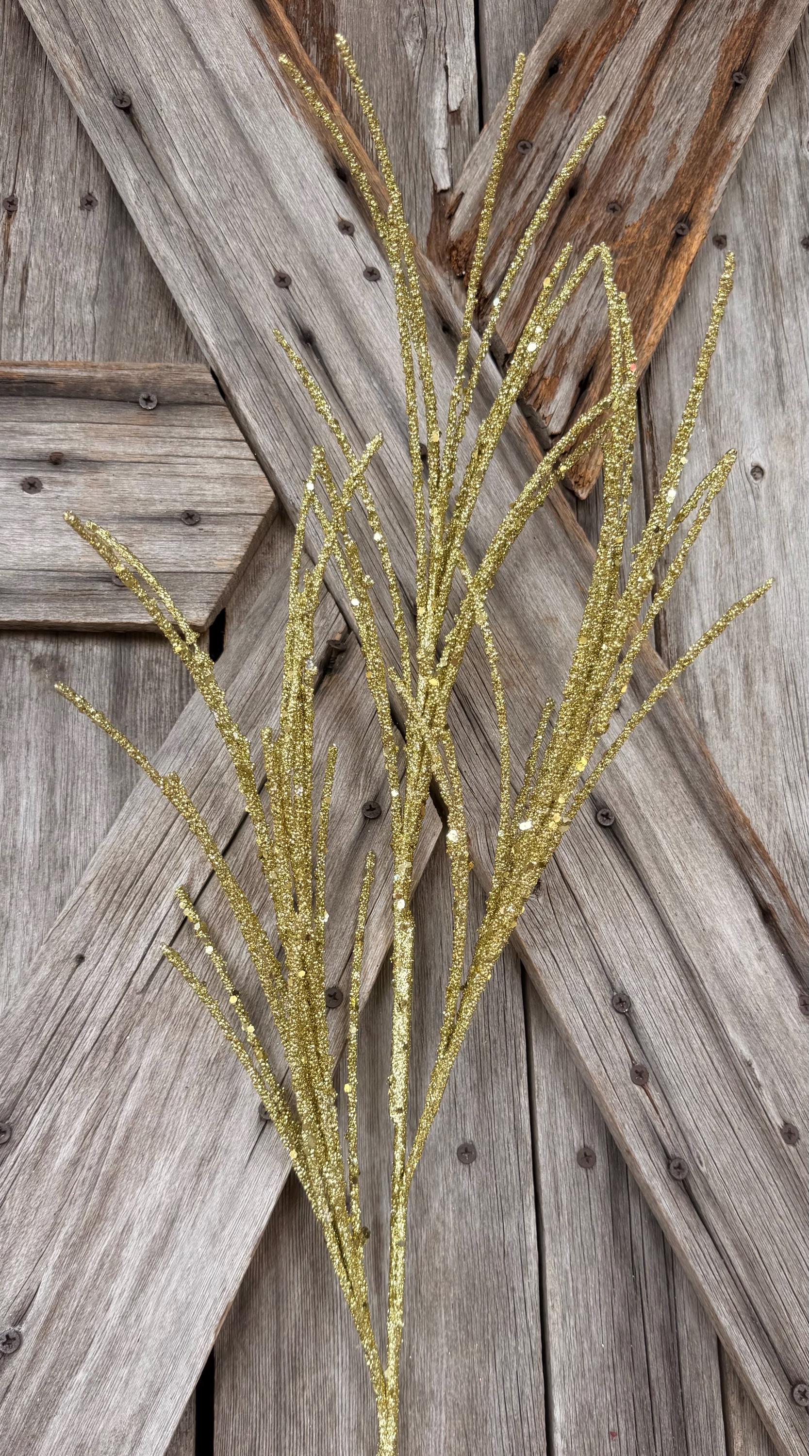 Gold Grass Glitter Spray