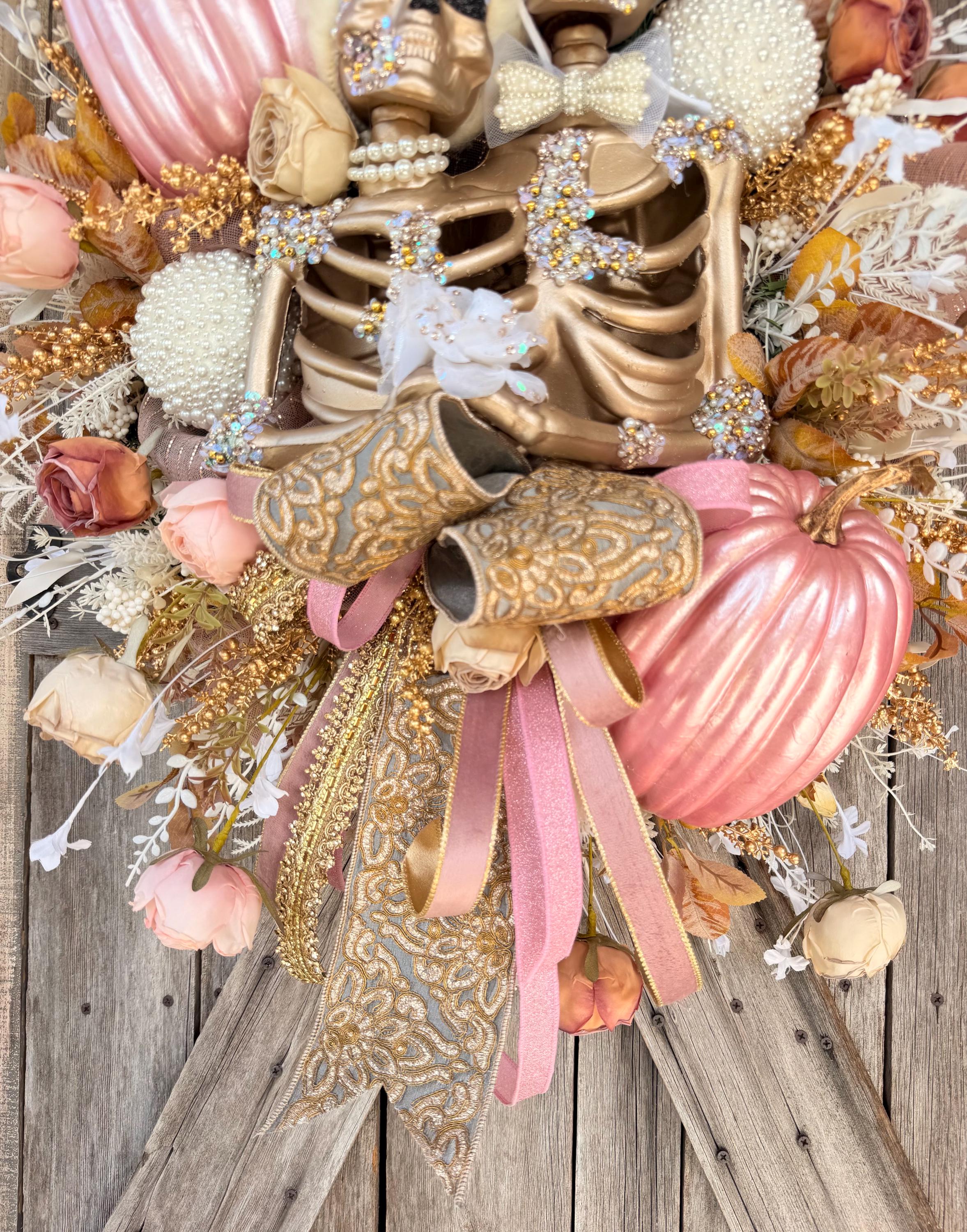 Luxury Halloween Wreath, Gothic Wreath, Glam Halloween Decor, Halloween Swag, Fall Wreath, Fall Door
