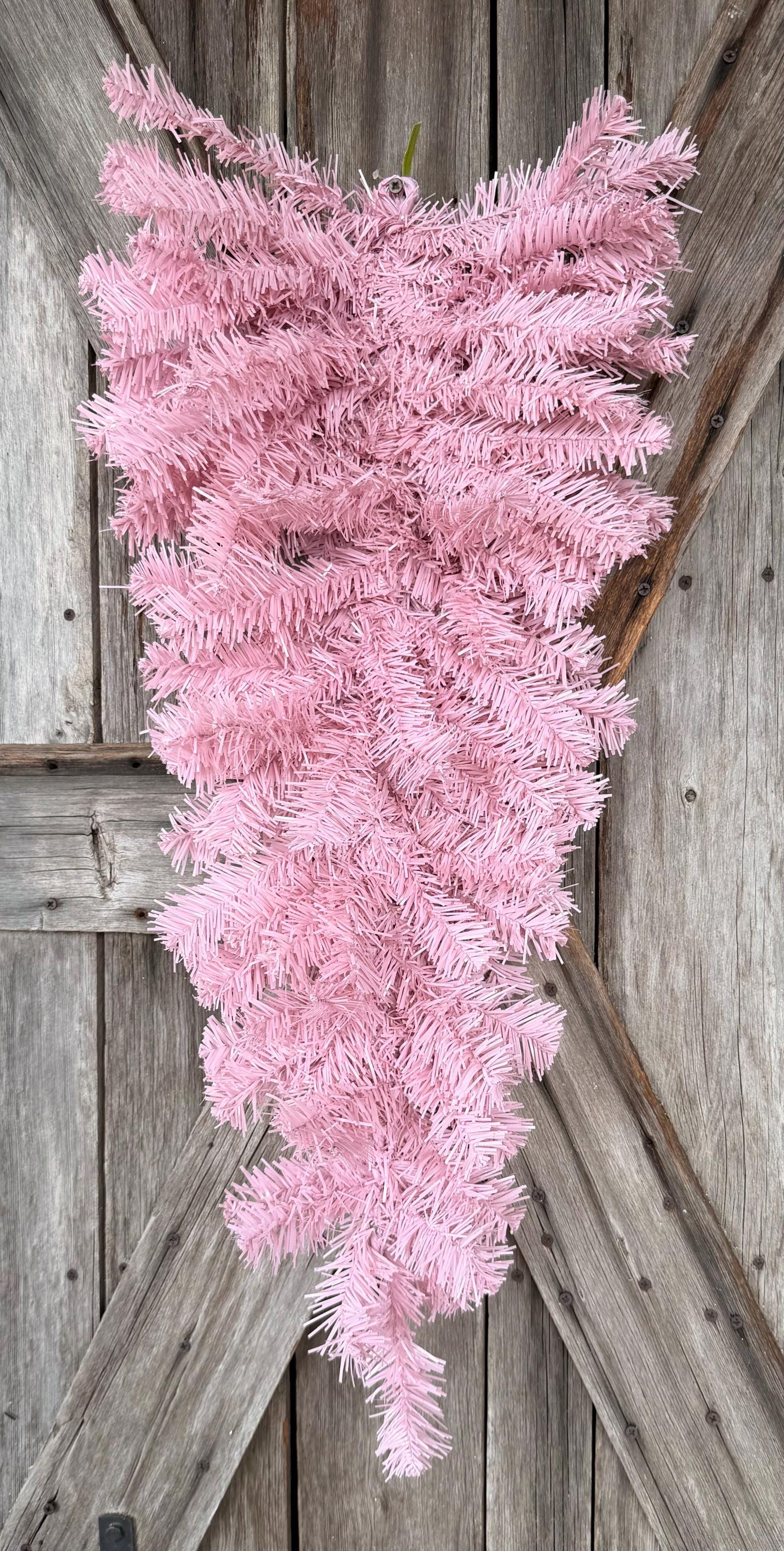 Pink Pine Teardrop Base, 32 Inches Wreath Supply