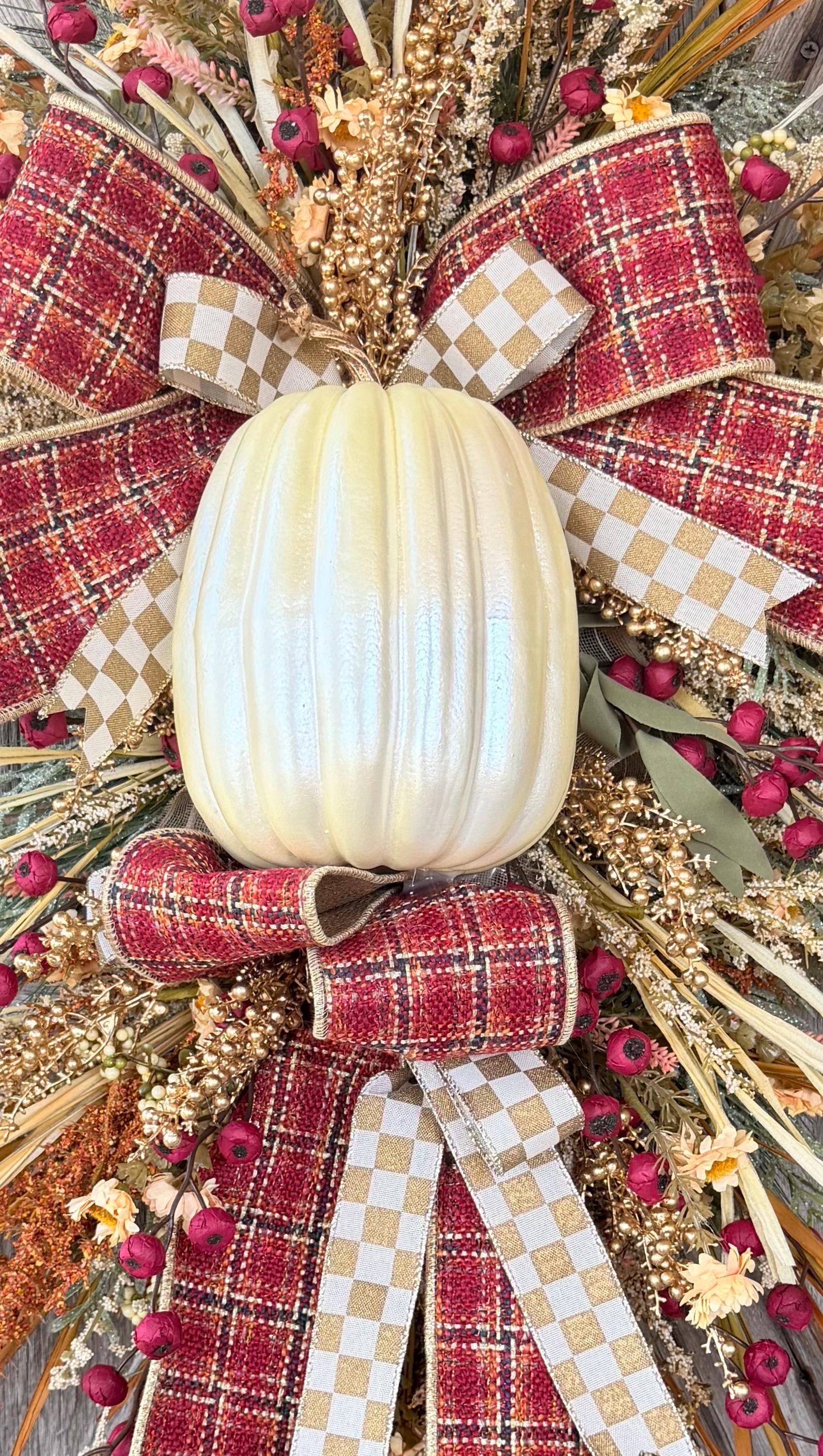 Luxury Fall Wreath, Autumn Wreath, Autumn Swag, Fall Wreath, Fall Door
