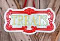 Circus Treats Metal Sign, 12 Inches