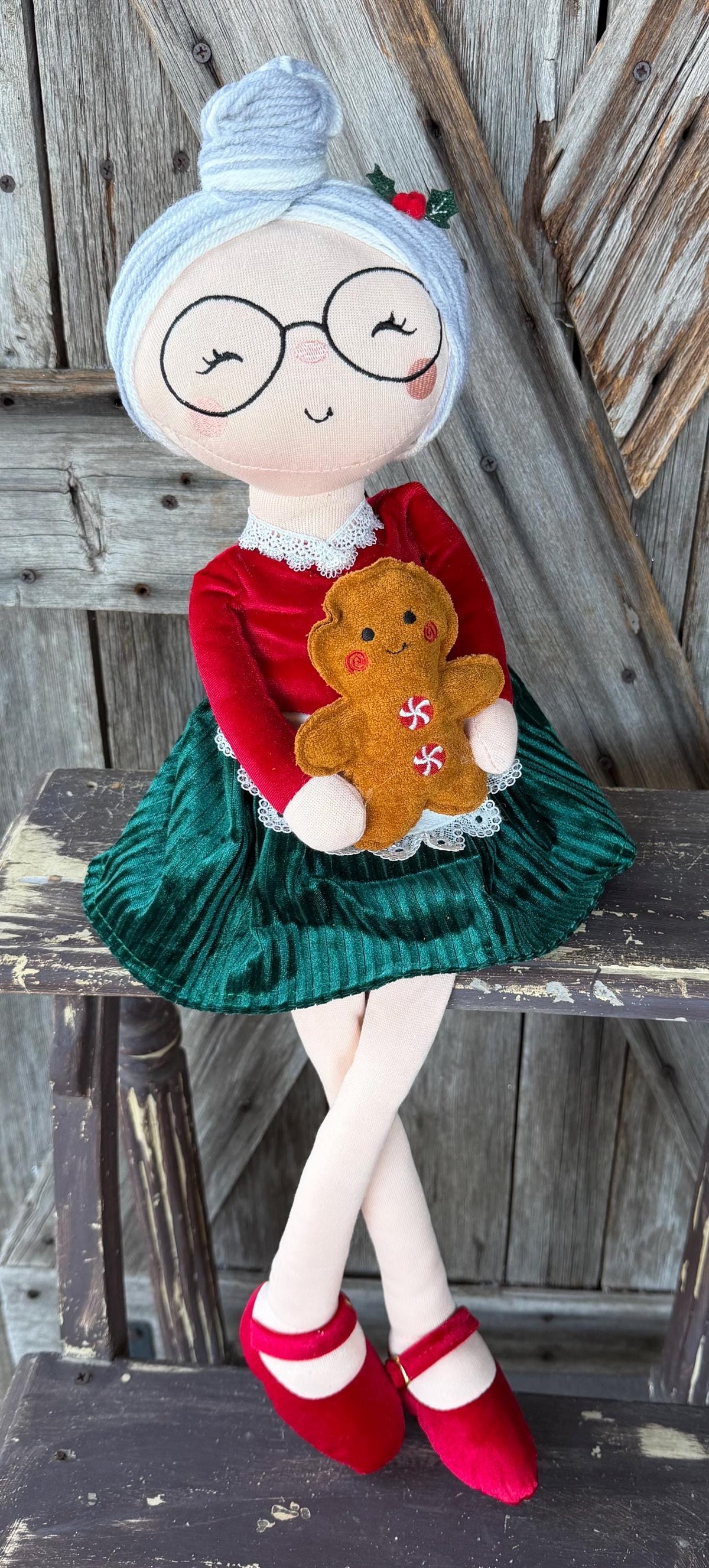 Mrs Claus Plush, 24 inches