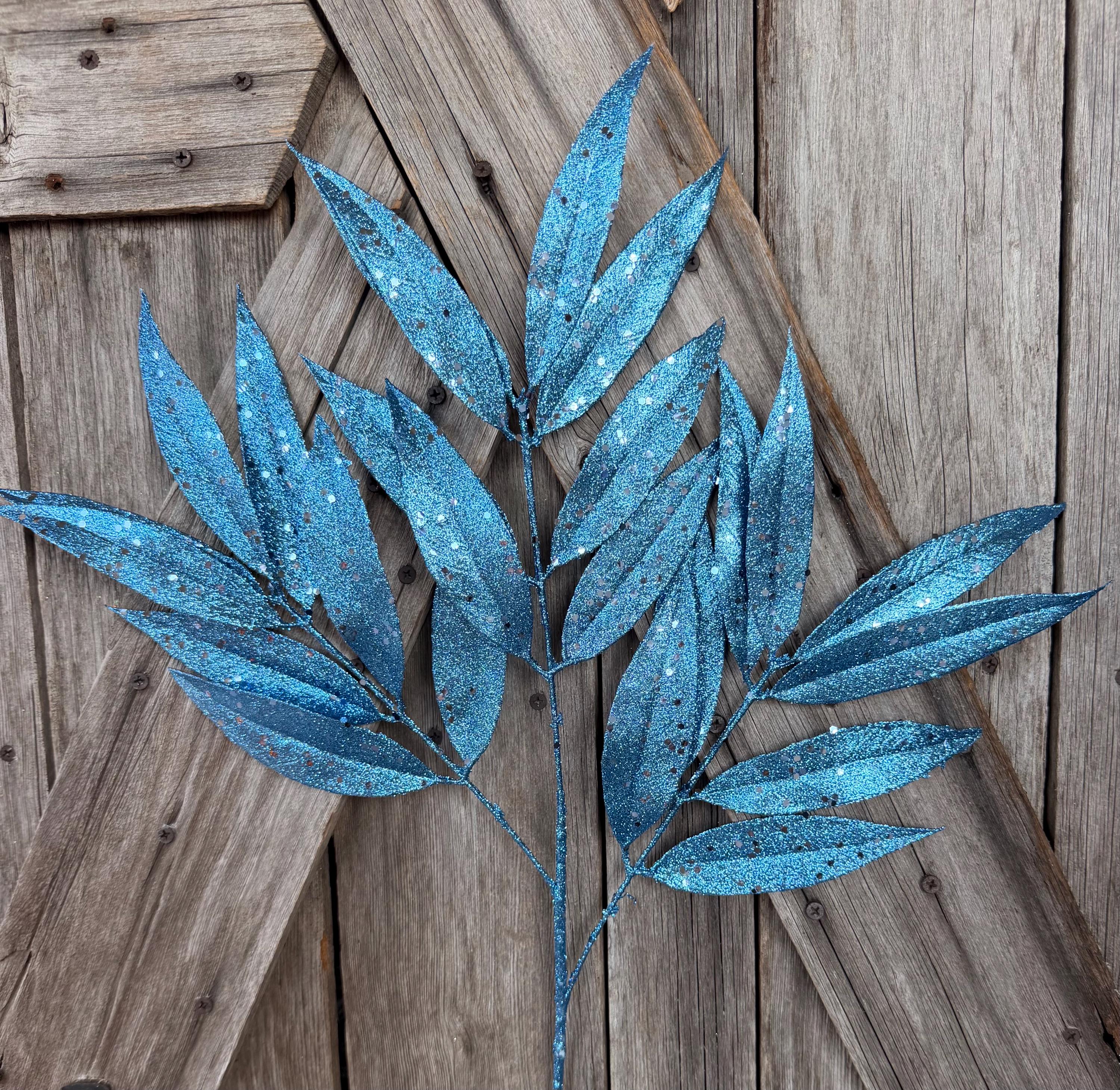 Smoke Blue Leaf Spray