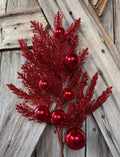 Red Ornament Cedar Spray, 313
