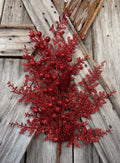 Red Berry Pinecone Cedar Spray, 353