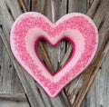 Large Ornament Heart Donut. 12 Inches