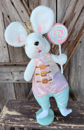 Sugarplum Mouse, Boy Lollipop, 16.5 inches