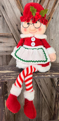 Mrs Claus with Cap Plush, 23 inches
