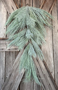 Frost Long Needle Pine Teardrop Base, 32 Inches Wreath Supply