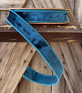 Teal Velvet Heritage Wired Ribbon 1 Inch