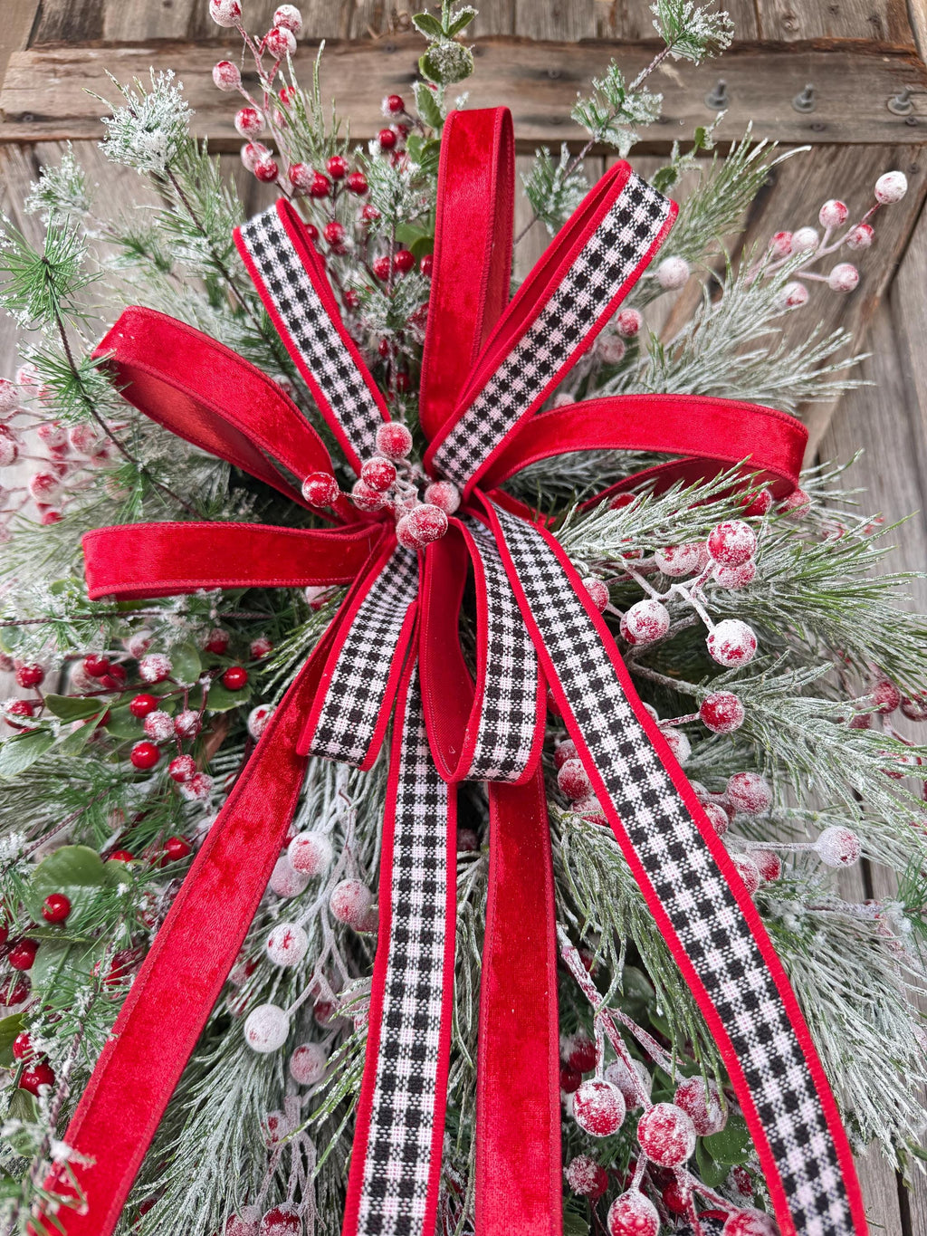 Christmas Wreath, Classic Christmas Wreath, Christmas Swag, Traditional ChristmasWreath, Whimsical Christmas