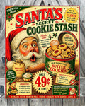 Santa’s Cookie Shop, Christmas Sign, Christmas Decor, Christmas Wall Art